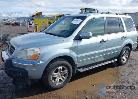 2003 Honda Pilot Ex-L z USA, uszkodzony, nr VIN 2HKYF18663H500302